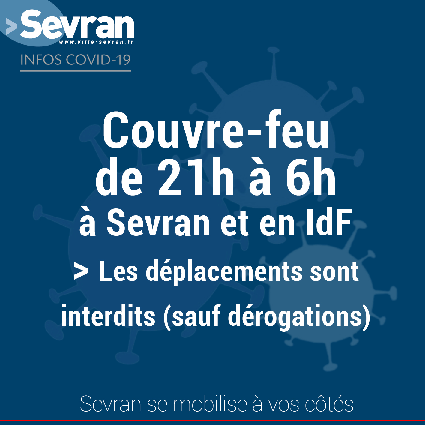 Couvre Feu A Sevran Et En Idf Mairie De Sevran