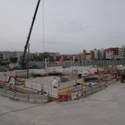 Chantier de la gare de Sevran Beaudottes