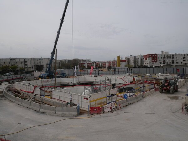 Chantier de la gare de Sevran Beaudottes