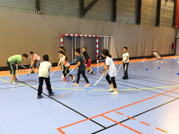 Match hockey en salle