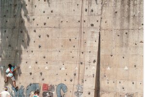 1989 - Mur d'escalade de Sevran (photo JMD)