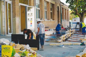 Travaux à Victor-Hugo/Lamartine, en juillet 2020