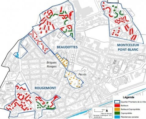 Quartiers prioritaires de la Politique de la Ville (QPV)