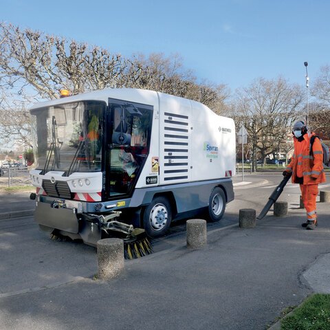 Nouvelle balayeuse electrique