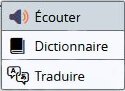 pop-up aide à la lecture