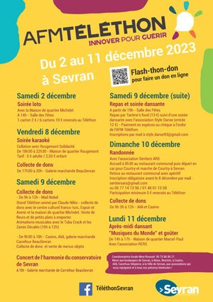 Programme Téléthon Sevran