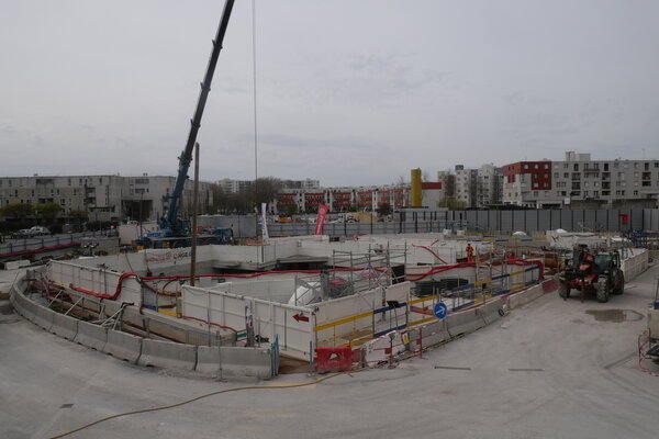 Chantier de la gare de Sevran Beaudottes